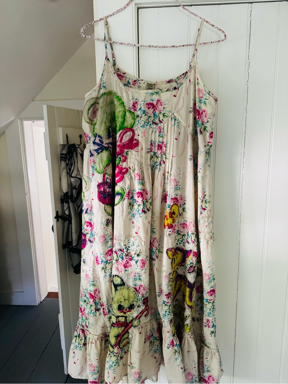 Magnolia Pearl Appliqué Vianney Slip Dress Dress - Picture 3 of 6